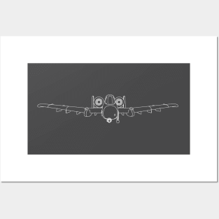 A-10 Warthog Thunderbolt II aircraft Posters and Art